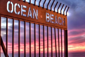 ocean beach, sunset, gate, california, ca, hdr, travel, photo, photography, angela b. pan, abpan