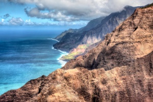 napali, coast, kauai, hawaii, angela b. pan, abpan, travel, hike, cliffs, hanakaoi'ai, hdr, photo, photography