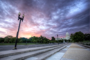 washington dc, sunrise, capitol, parking lot, early morning, clouds, prints, poster, licensing